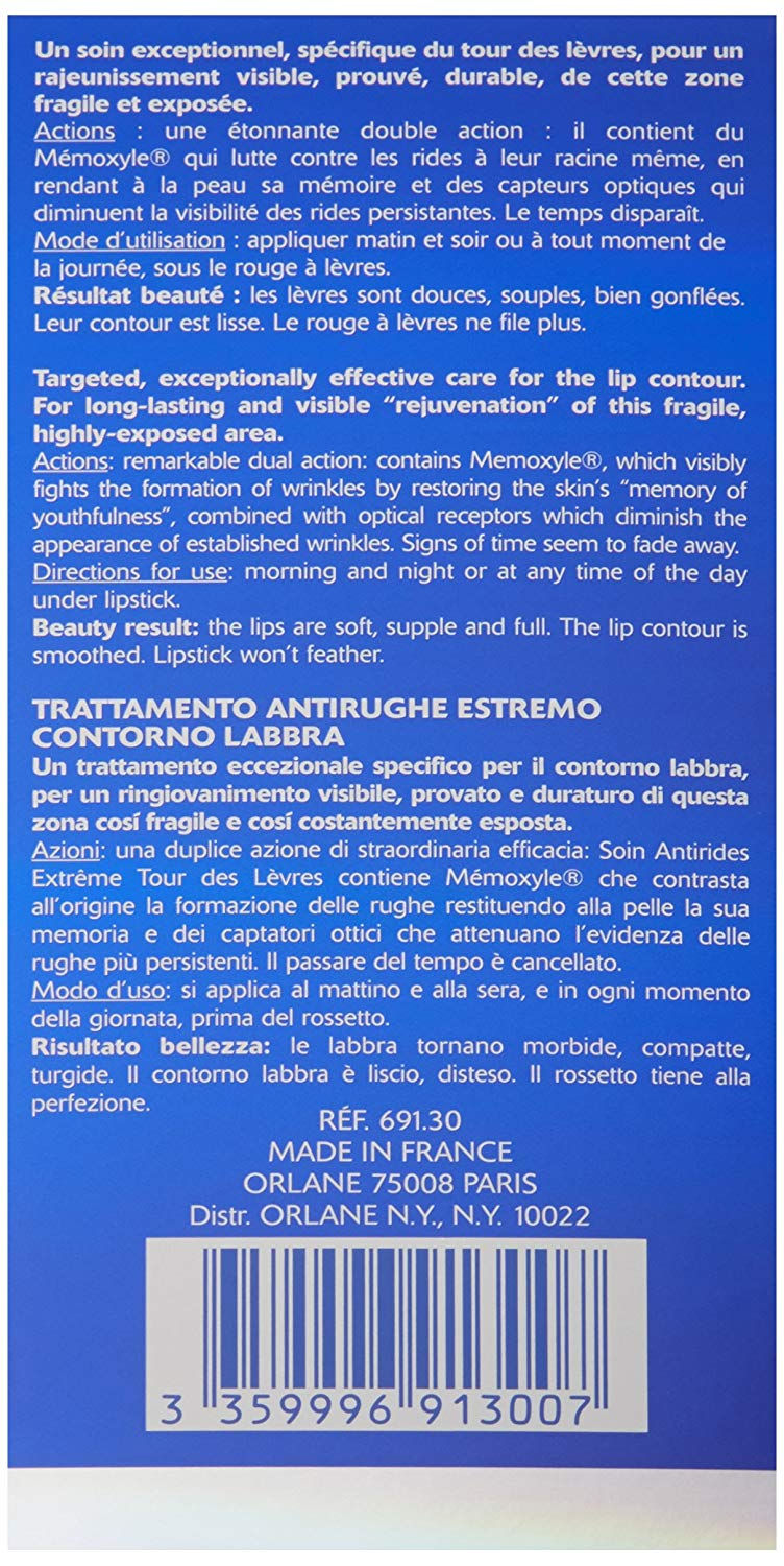 Miniatura: ORLANE PARIS Extreme Line-Reducing Lip Care, 0.5 oz.