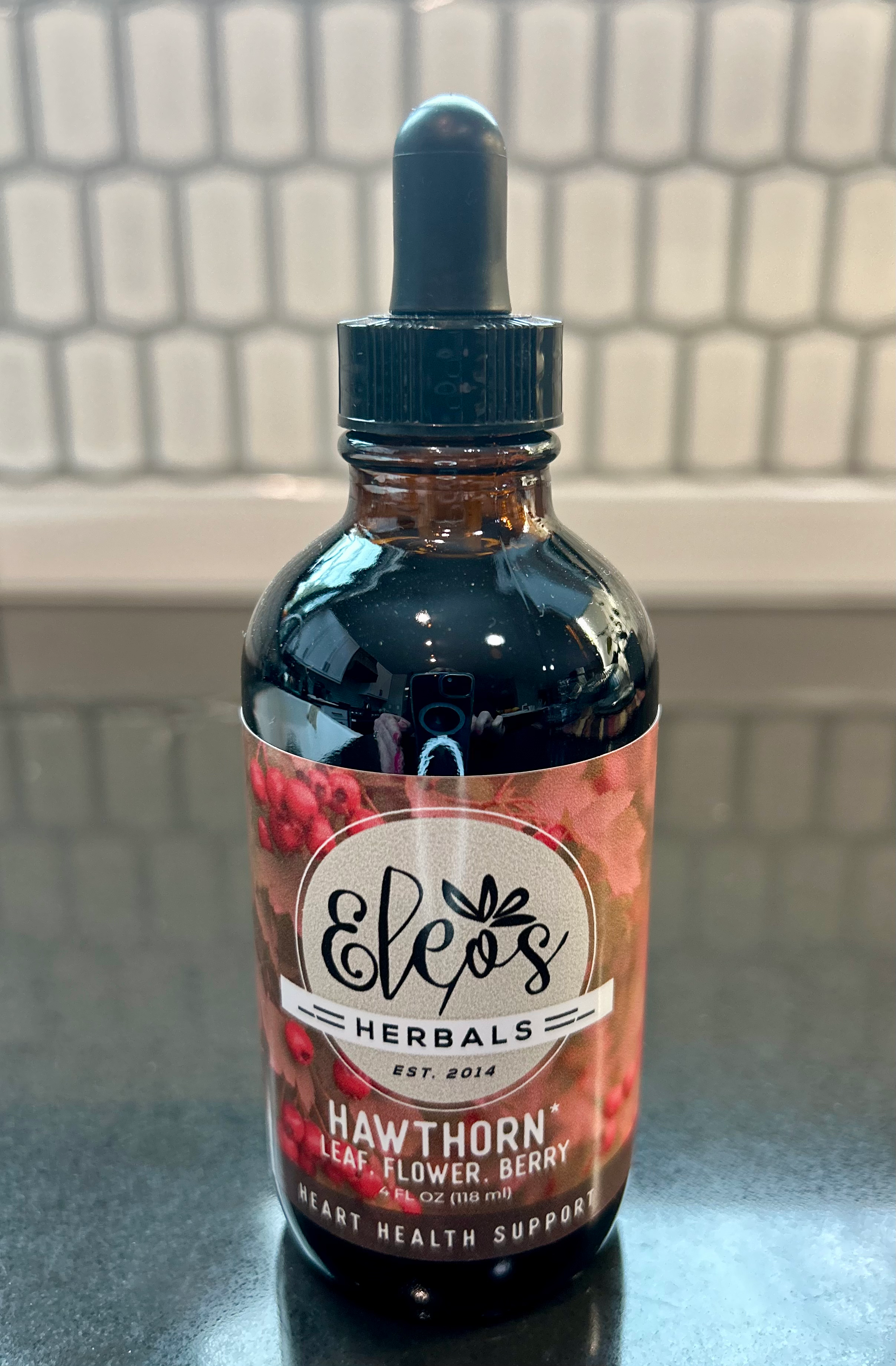 Hawthorn Tincture, 4oz