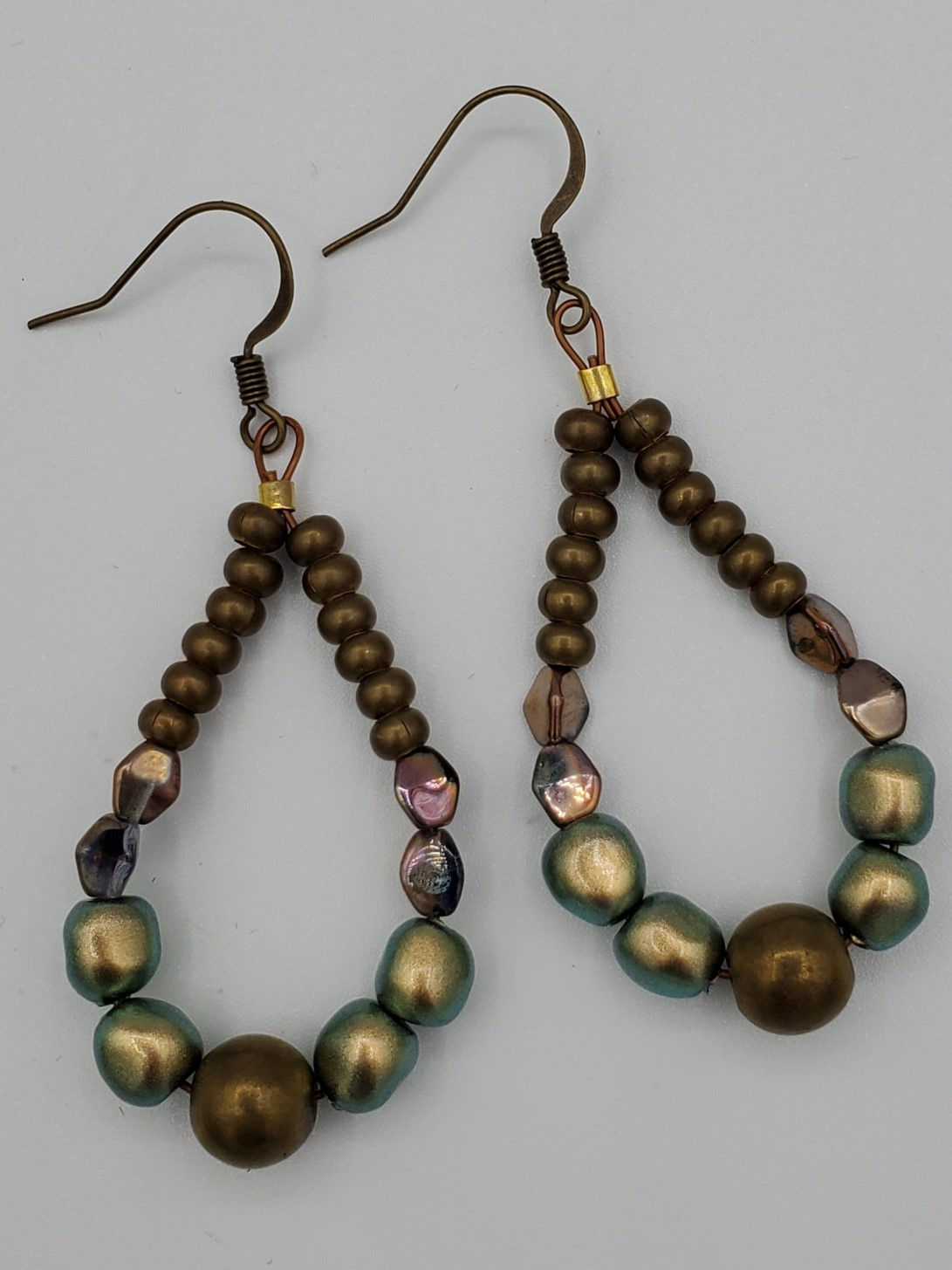 Muggie Jewelry Swarovski Pearl Hoop Earrings