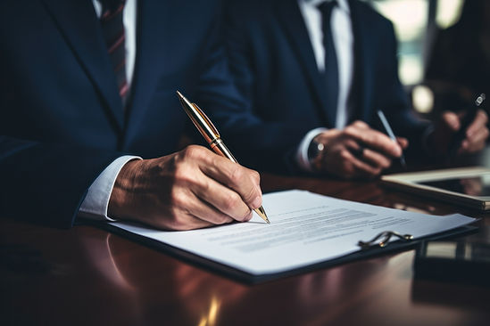 Legal contract signing