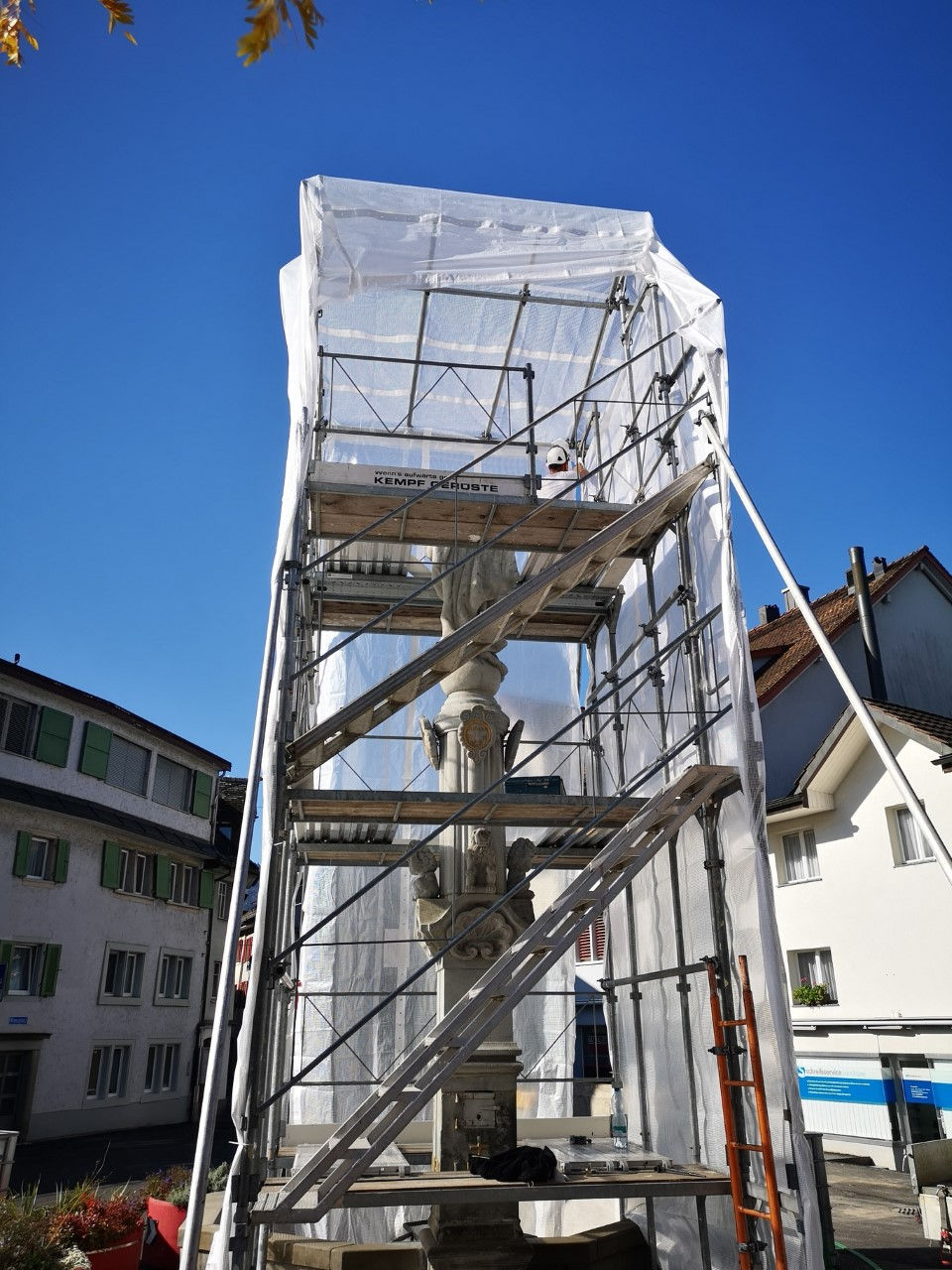 Dorfbrunnen Lachen _ Marienbrunnen 1