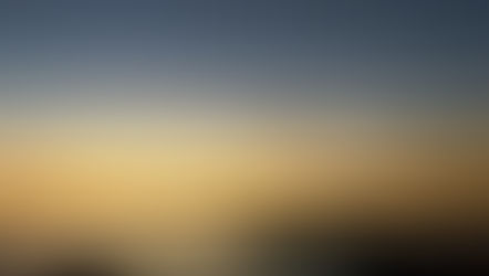 冬の夕陽が沈むとき