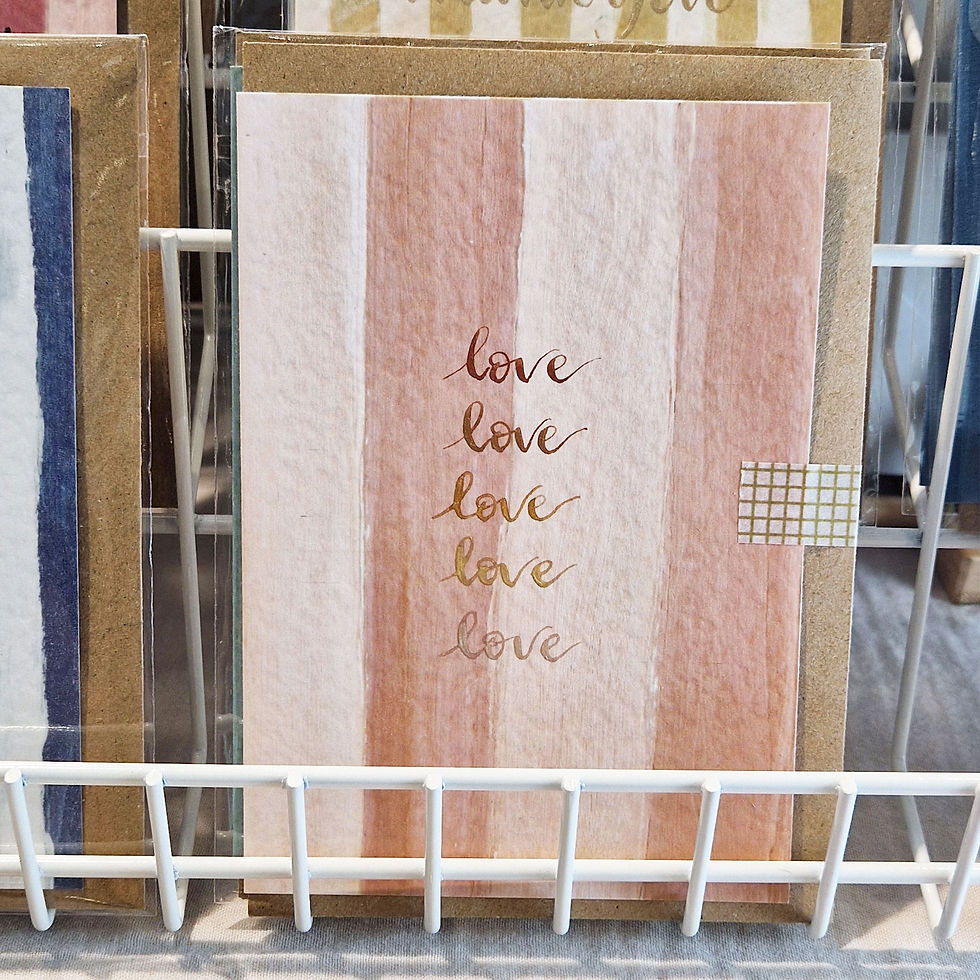Thumbnail: Calligraphy greeting card