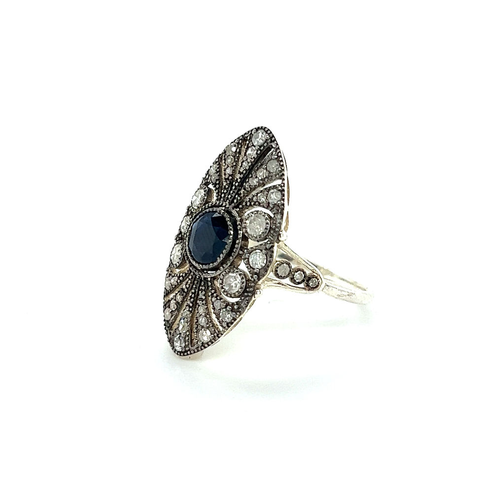Thumbnail: Sapphire Brilliance: The Captivating Dance of Diamonds and Sapphires