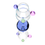 Thumbnail: Forever melted angel - Wine Glass (Rainbow)