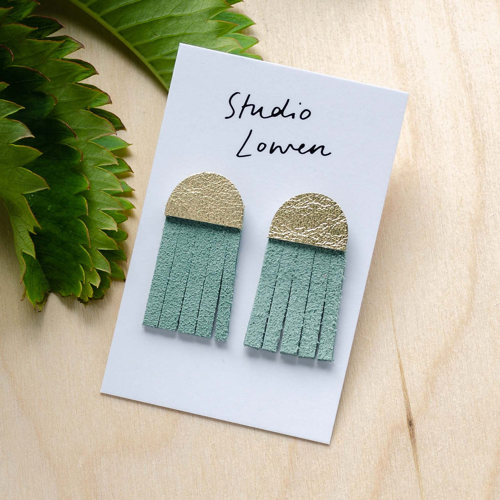 Thumbnail: Studio Lowen Jellyfish Tassel Earring 