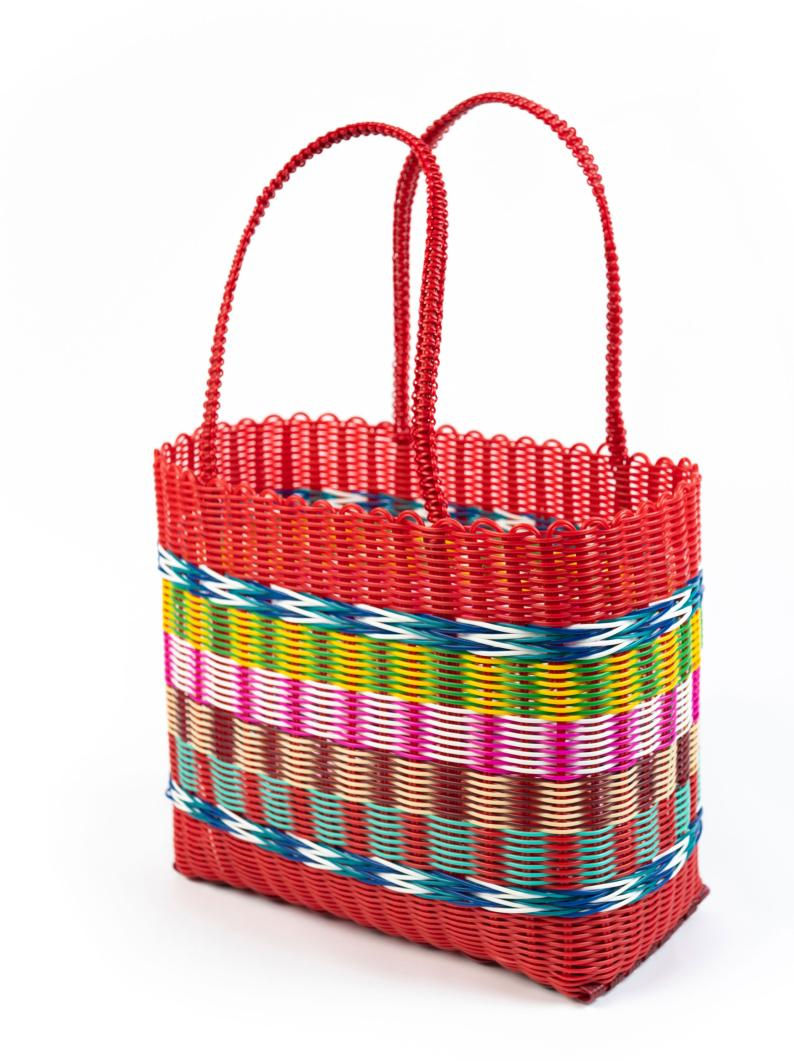 Fairtrade Recycled Woven Basket, Large