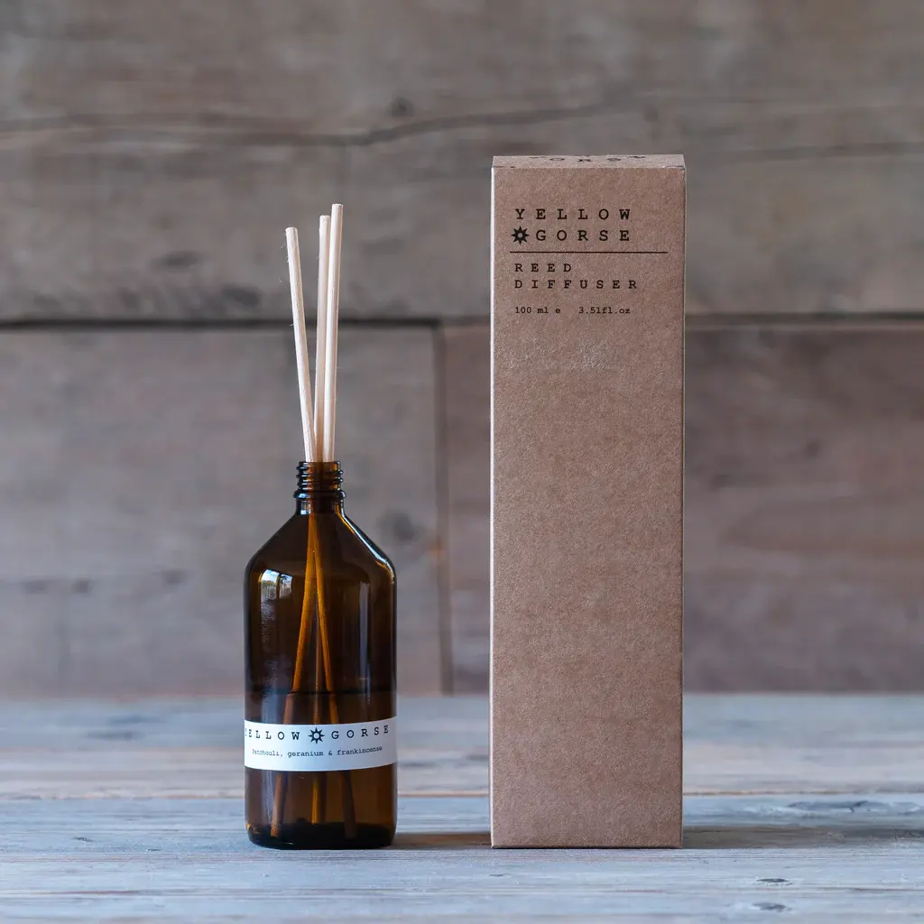 Yellow Gorse Organic Essential Oil Reed Diffuser