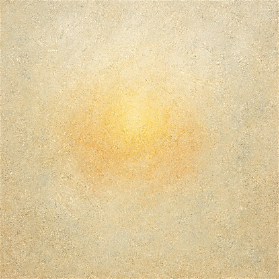 Quiet tension of held emotion without heaviness