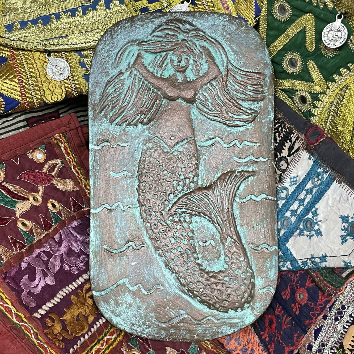 Mermaid - Ceramic Wall Plaque