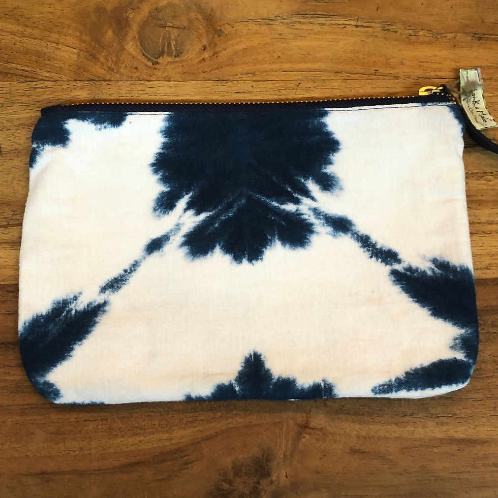 Thumbnail: Shibori Dyed Make Up Bag