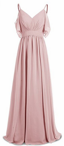 S028 シフォン プリンセスロングドレス 152色 ブライズメイドドレス  