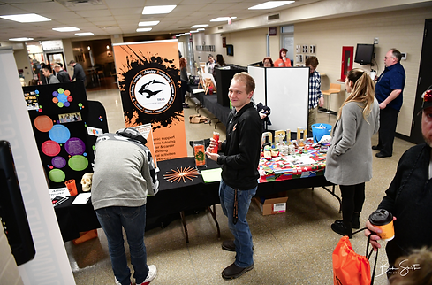Students fill the union during club day