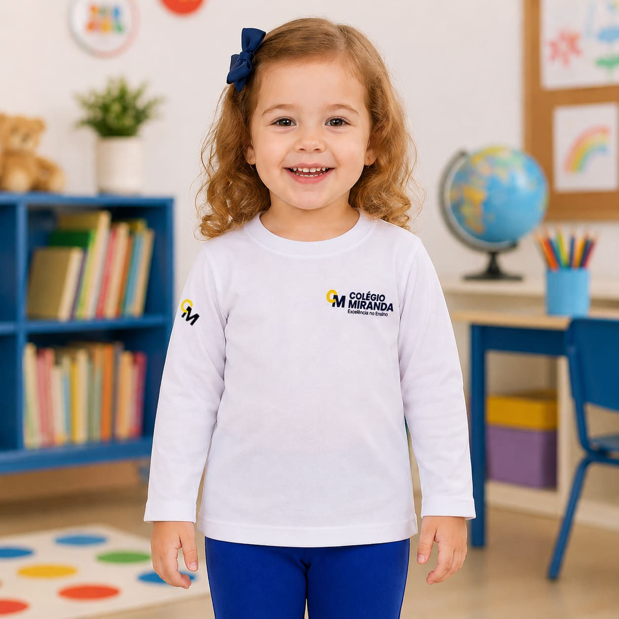 Camiseta Baby Look - Manga Longa