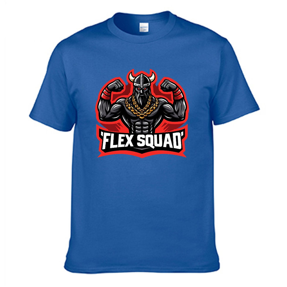 Thumbnail: Flex Squad Logo Crew Neck T-shirt