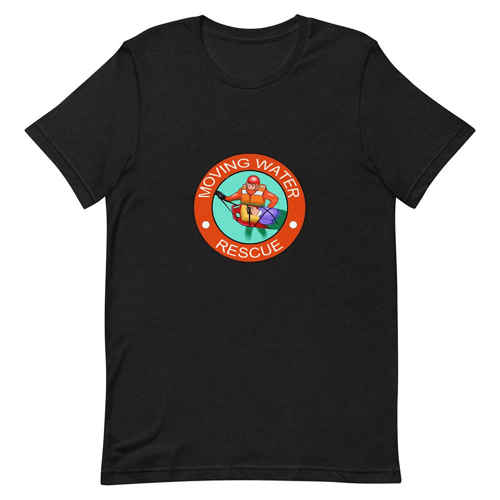Thumbnail: Moving Water Rescue Sleeve Unisex T-Shirt 