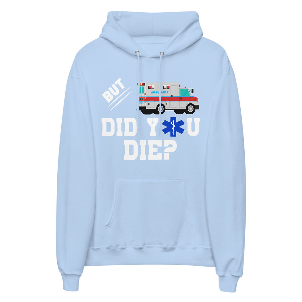 Thumbnail: But Did You Die? unisex fleece hoodie