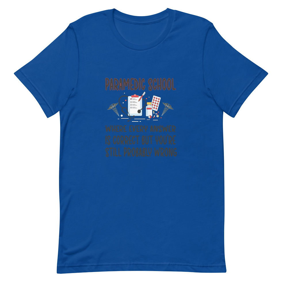 Thumbnail: Paramedic School Short Sleeve Unisex T-Shirt 