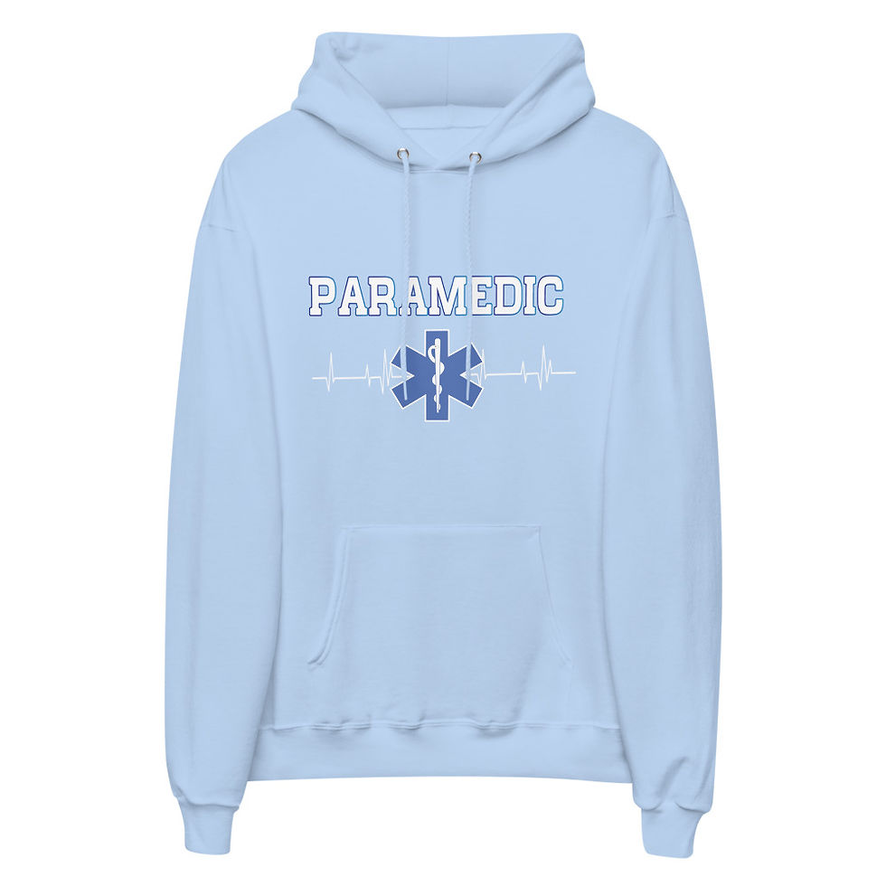 Thumbnail: Paramedic unisex fleece hoodie