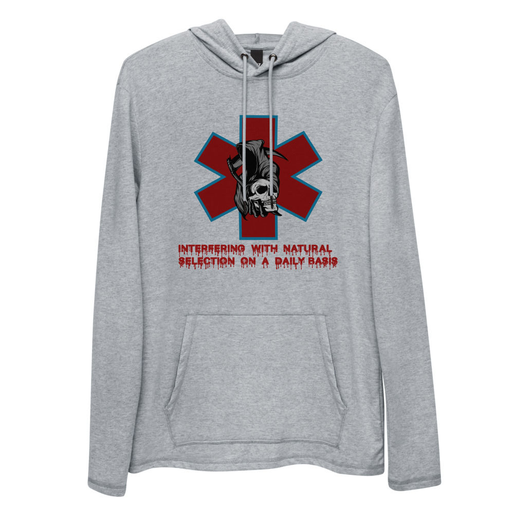  Interfering-With-Natural-Selection Unisex Lightweight Hoodie Front