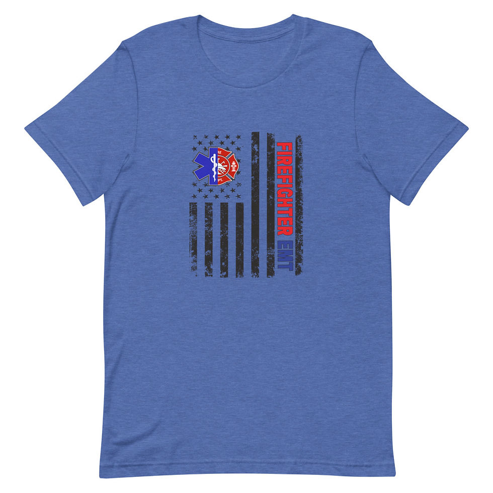 Thumbnail: Firefighter EMT Short Sleeve Unisex T-Shirt 