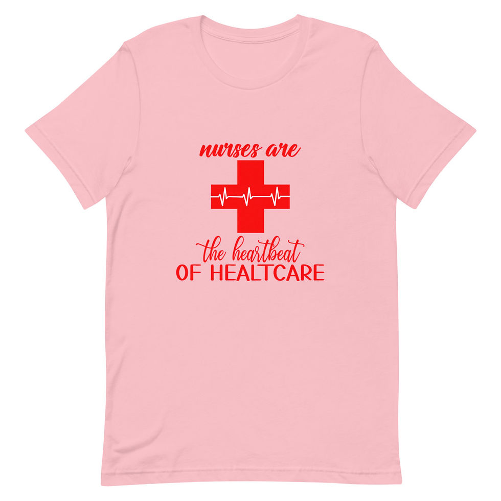 Thumbnail: Nurses Are The Heartbeat of Healthcare Short Sleeve Unisex T-Shirt 