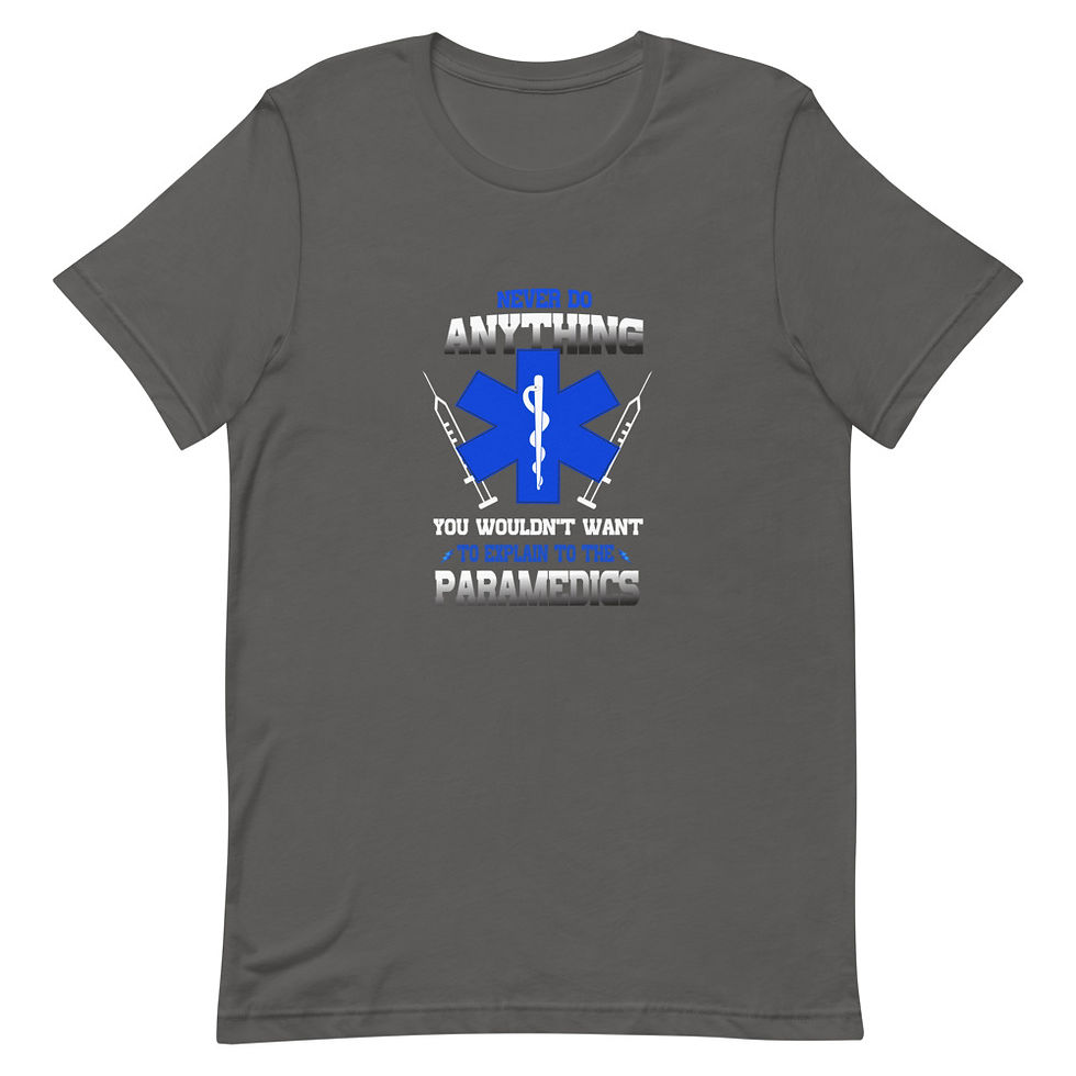 Thumbnail: Never Do Anything You Wouldn't Want To Explain Short Sleeve Unisex T-Shirt 