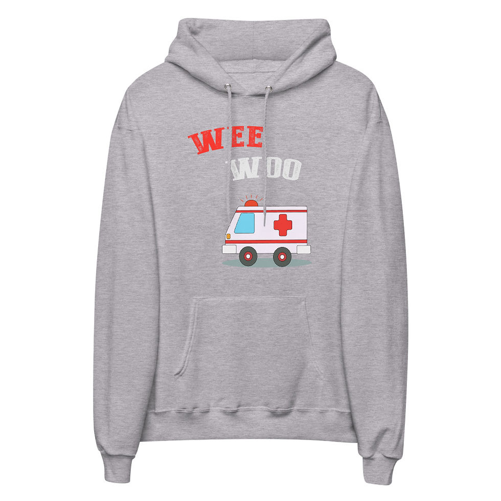 Thumbnail: Wee Woo unisex fleece hoodie