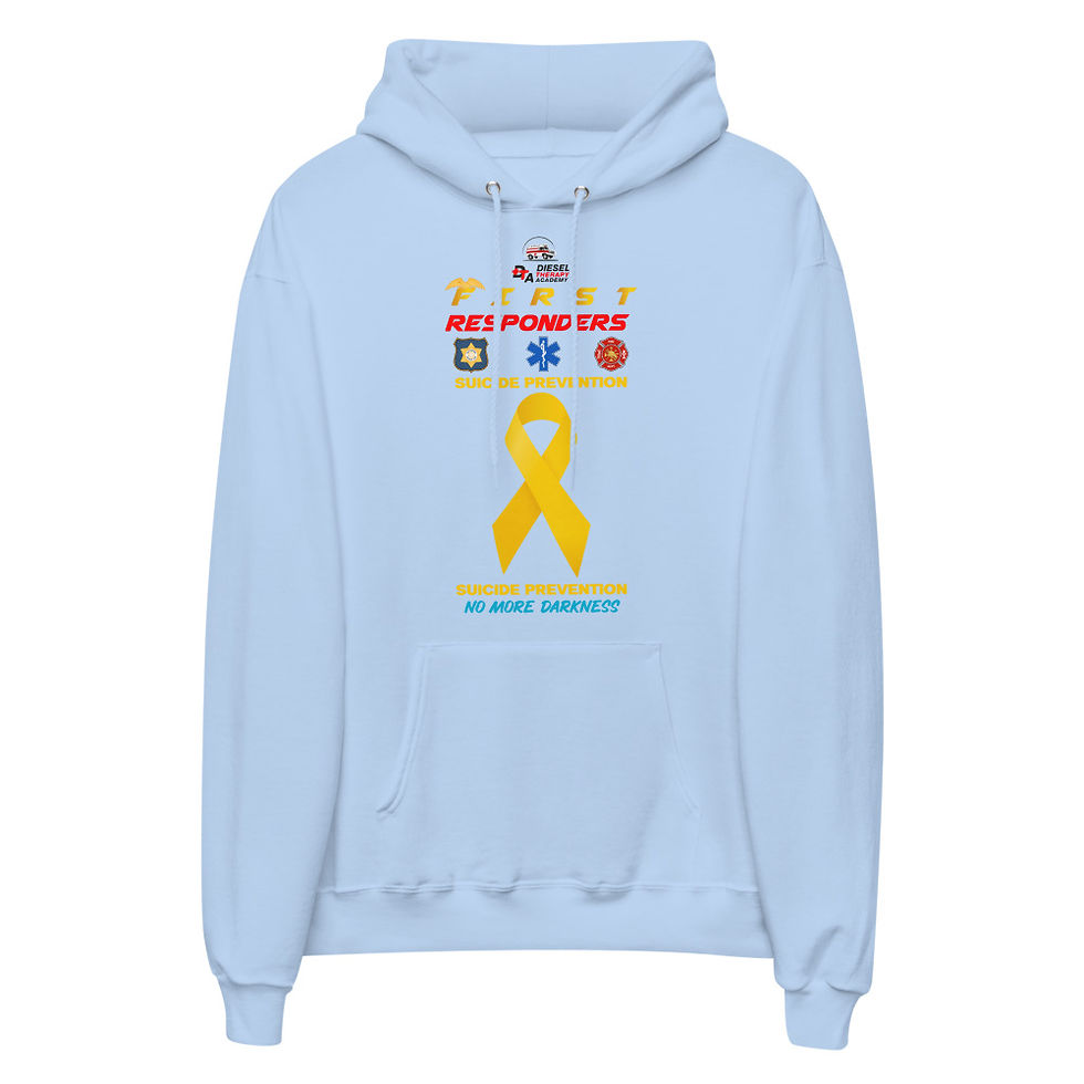Thumbnail: FIRST-RESPONDERS-Break-the-Silence.unisex fleece hoodie