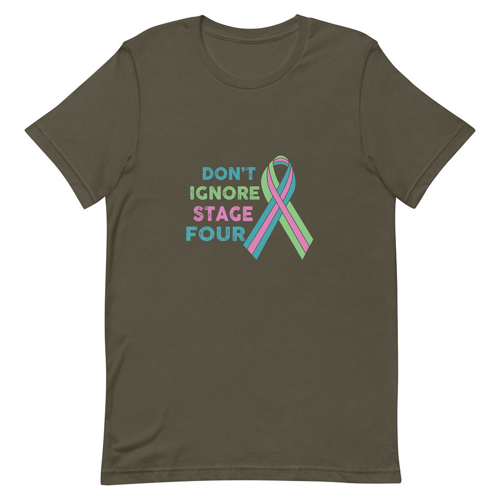Thumbnail: Don't Ignore Stage Four Short Sleeve Unisex T-Shirt 