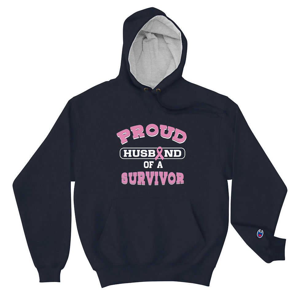 Thumbnail: Proud Husband of a Survivor Champion  Hoodie Front 