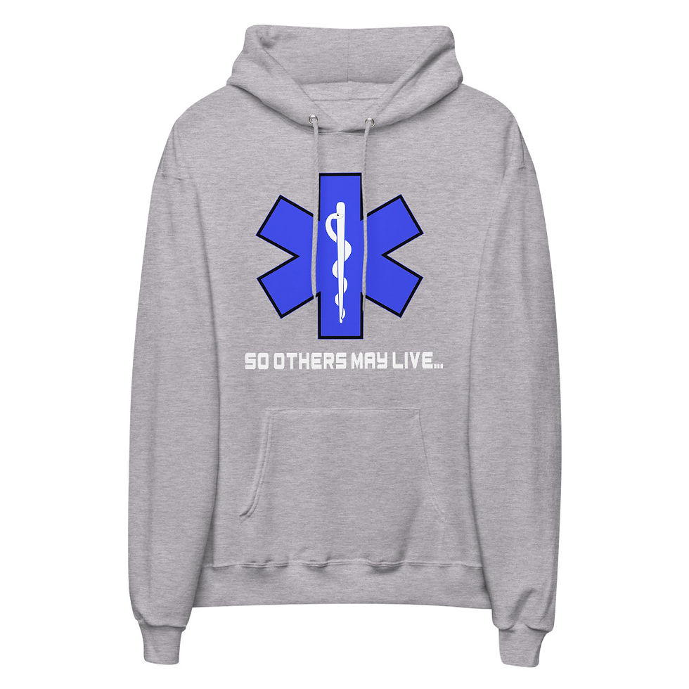 Thumbnail: So Others May Live unisex fleece hoodie 