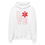Thumbnail: RED Love Star of Life unisex fleece hoodie