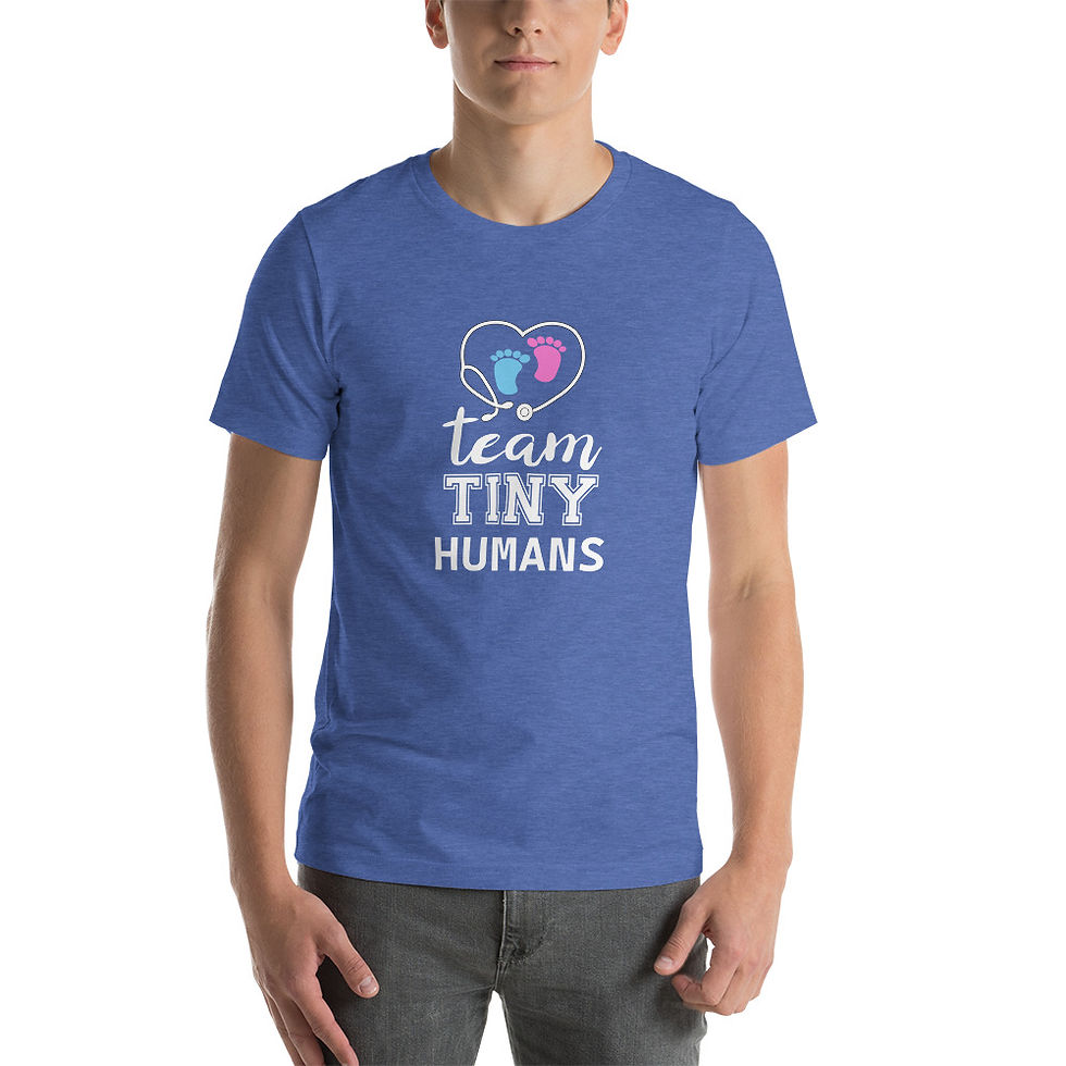 Thumbnail: Team Tiny Humans Short Sleeve Unisex T-Shirt 