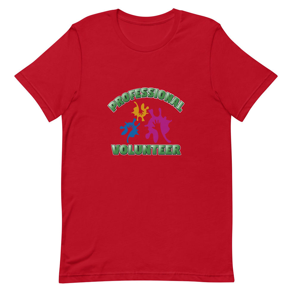 Thumbnail: Professional Volunteer Short Sleeve Unisex T-Shirt 