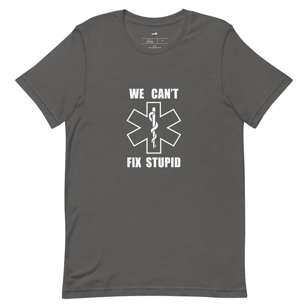 Thumbnail: We Can't Fix Stupid  Short-Sleeve Unisex T-Shirt 