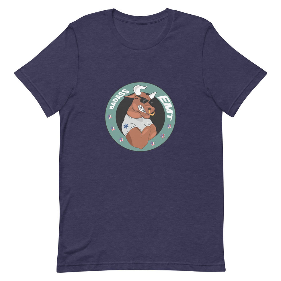 Thumbnail: Bad A$$ EMT Short-Sleeve Unisex T-Shirt 