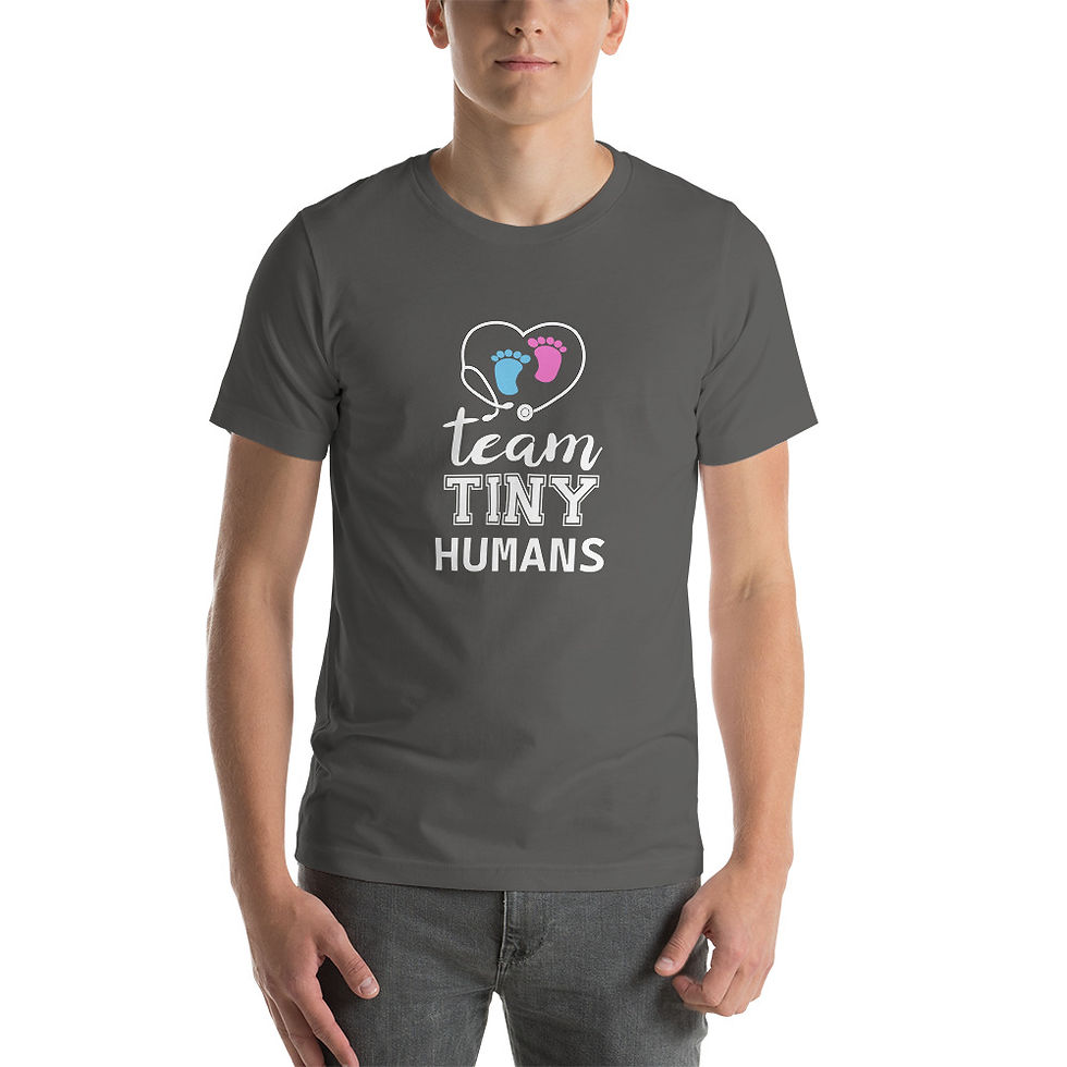 Thumbnail: Team Tiny Humans Short Sleeve Unisex T-Shirt 