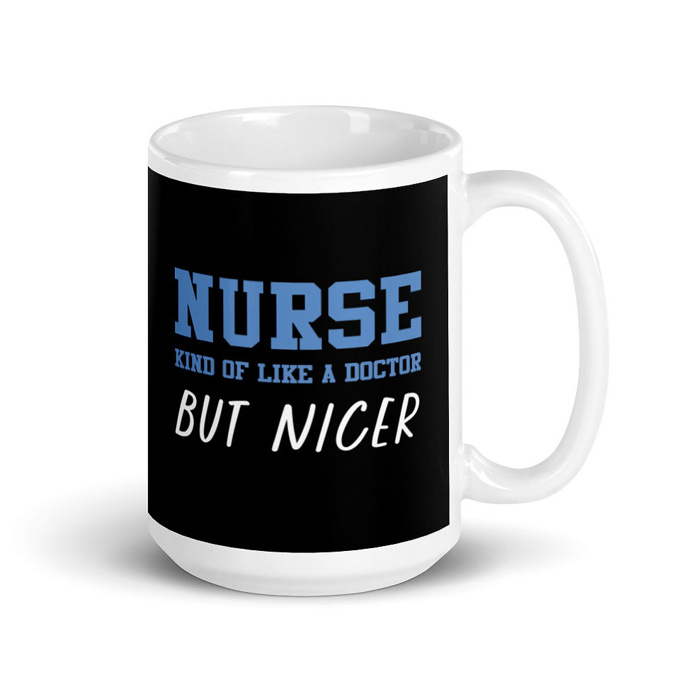 Thumbnail: Nurse Like A Doctor But Nicer Glossy Mug