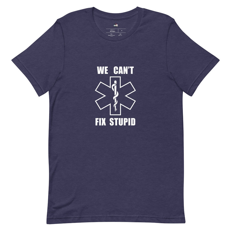 Thumbnail: We Can't Fix Stupid  Short-Sleeve Unisex T-Shirt 