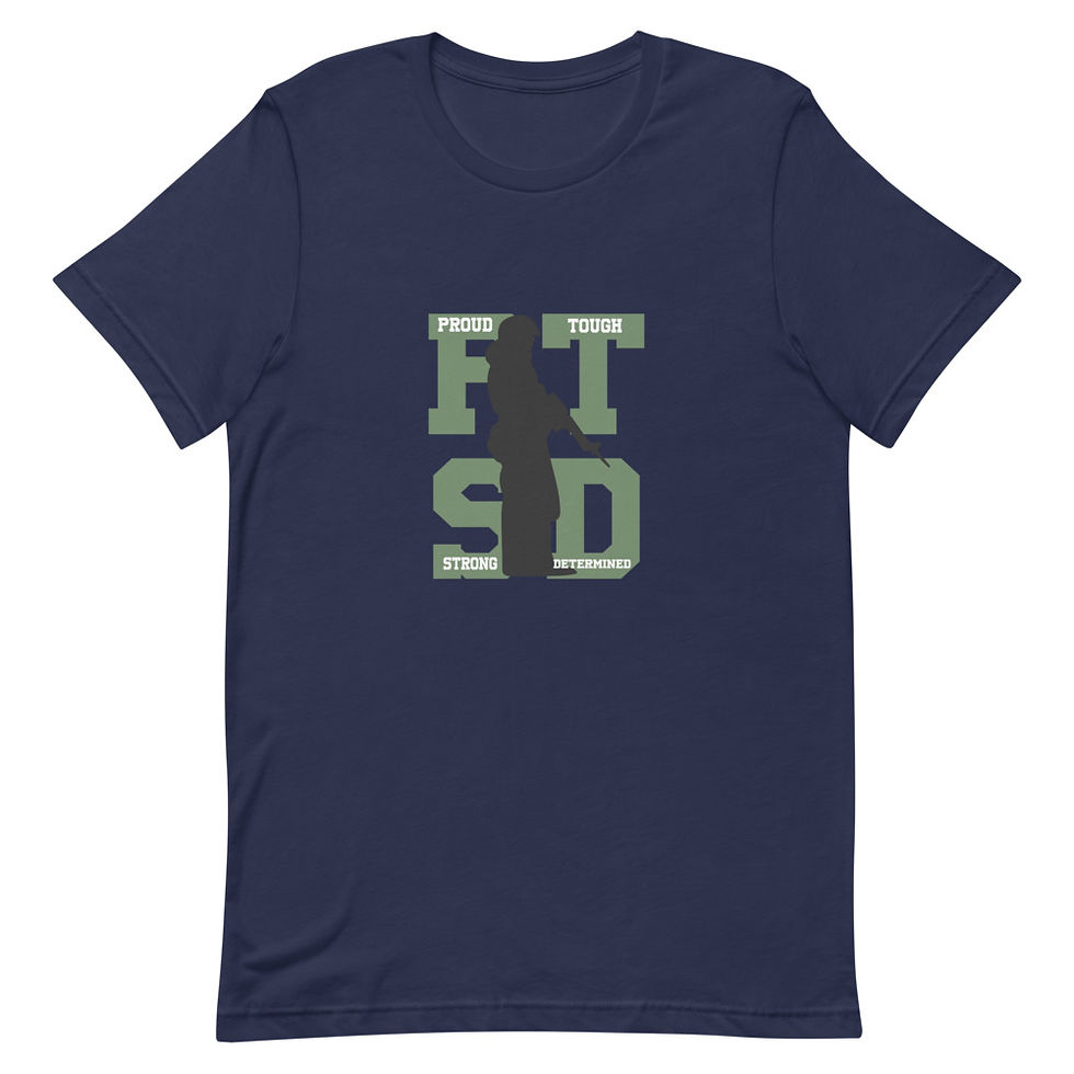 Thumbnail: PTSD Short Sleeve Unisex T-Shirt 