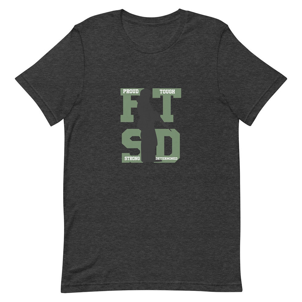 Thumbnail: PTSD Short Sleeve Unisex T-Shirt 