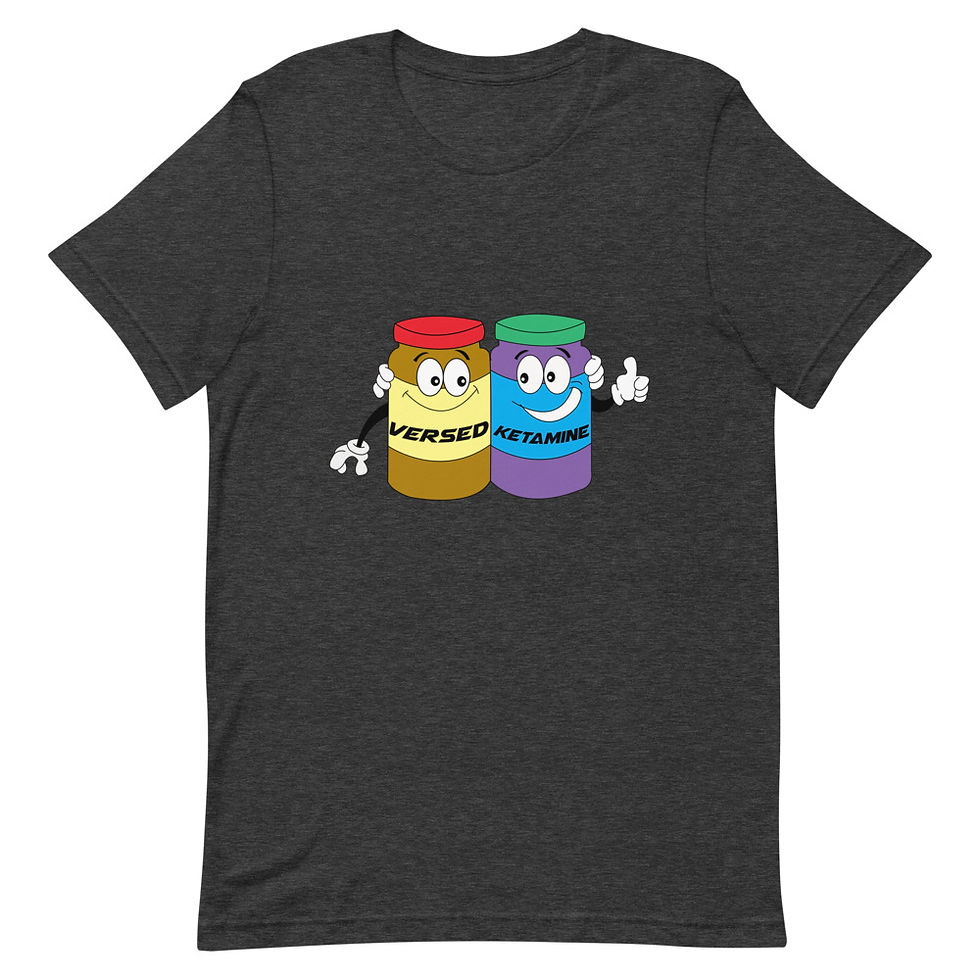 Thumbnail: Versed and Ketamine Short Sleeve Unisex T-Shirt 