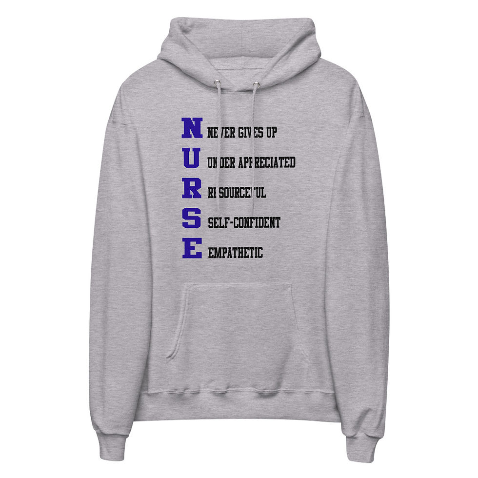 Thumbnail: NURSE Unisex fleece hoodie