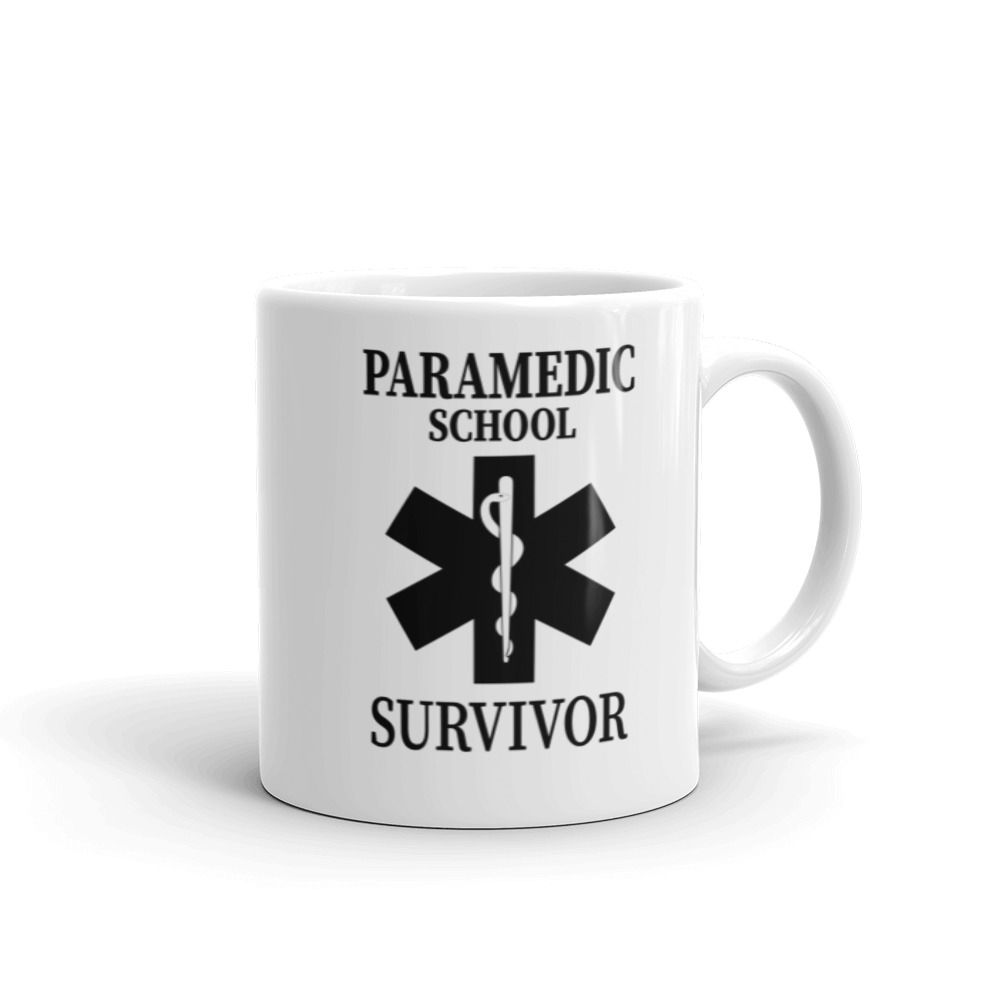 Paramedic School Survivor Glossy Mug
