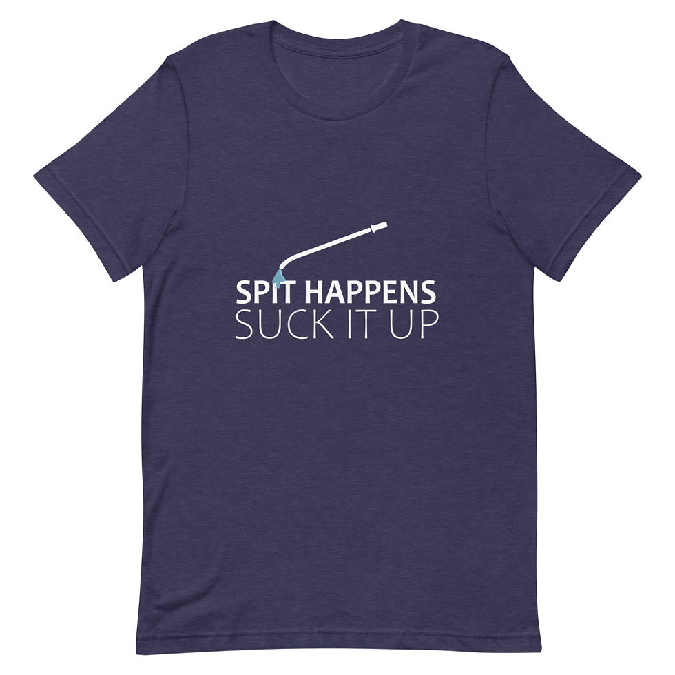 Thumbnail: Spit Happens Suck It Up Short Sleeve Unisex T-Shirt 