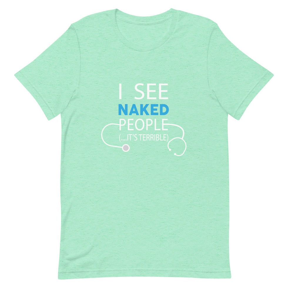 Thumbnail: I See Naked People & It's Terrible Short-Sleeve Unisex T-Shirt 