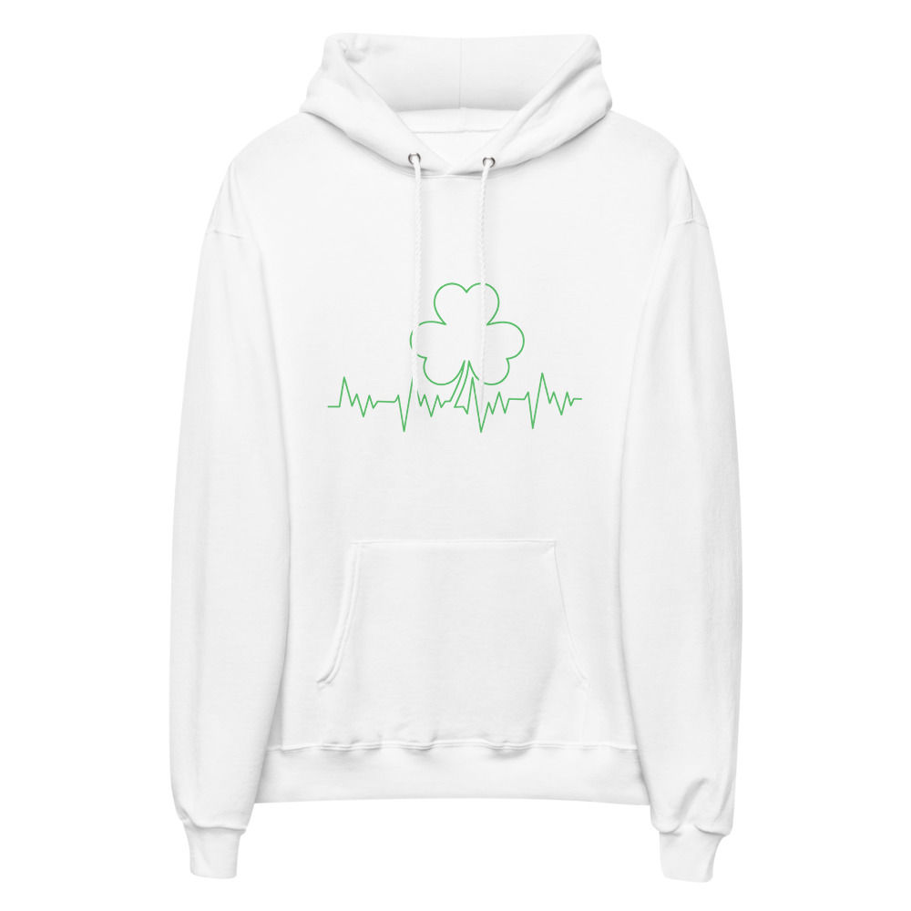 Shamrock ECG unisex fleece hoodie 