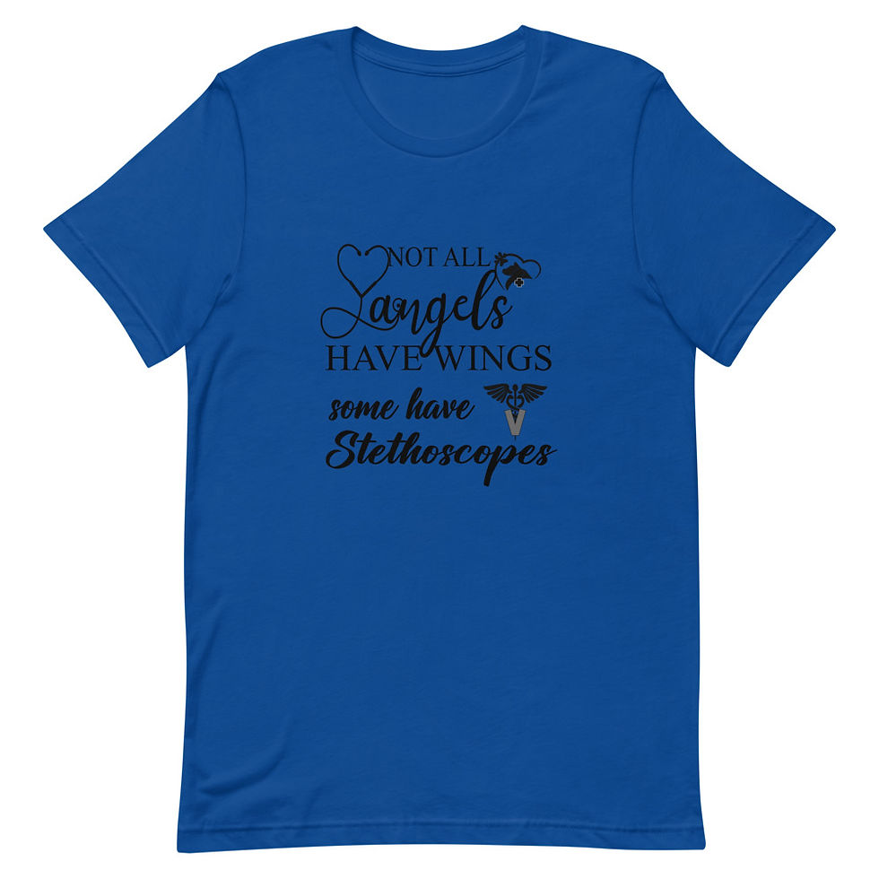 Thumbnail: Not All Angels Have Wings Short Sleeve Unisex T-Shirt 