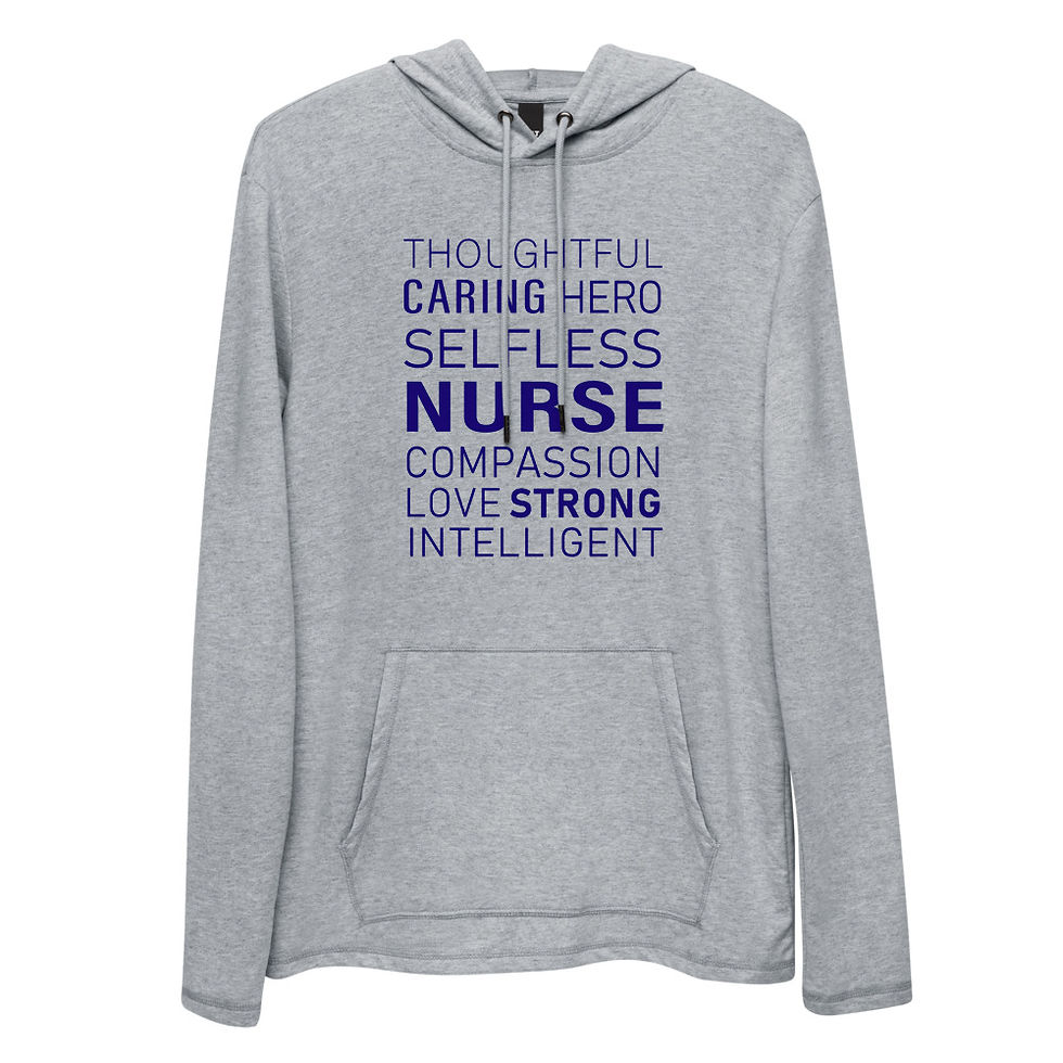 Thumbnail: Nurse Lightweight  Hoodie Front